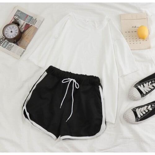 2021 Summer Fashion Stretch Waist Casual Shorts Woman High Waist Black Blue Shorts Harajuku Beach Sexy Short Womens Clothing