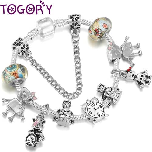 Серебряные браслеты TOGORY China At AliExpress