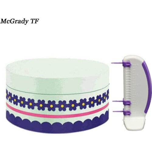 1 Pcs Cake Marker Designer Cake Decorator Garland Border Tool Level Ruler Kitchen Accessory Cake Tools