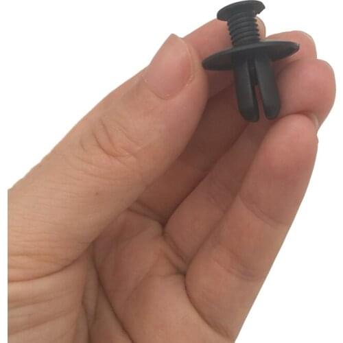 10pcs Universal Trunk Buckle Fender Clips Bumper Screw Piercing Nail Car Door Trim Panel Fastener Interior Accessories