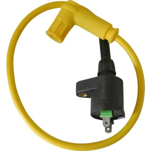 Yellow Racing Ignition Coil Ignition Coil For 50cc 70cc 90cc 110cc 125cc 140cc 150cc Motocross Pit Dirt Bike