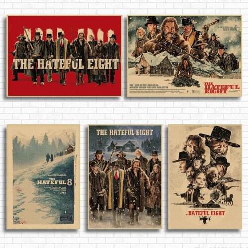 The Hateful Eight Movie Kraft Paper Poster Bar Cafe Living Room Dining Wall Decorative Paintings Home Decor