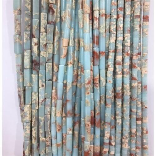 2*4MM Blue Red Heishi Blood Jade Disc Gemstone Small Natural Stone Rondelle Seed Spacer Beads for Jewelry Bracelet Diy