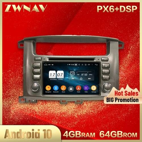 2 din Android 10.0 screen Car Multimedia player For TOYOTA Land Cruiser 100 1998-2008 video WiFi GPS navi head unit auto stereo