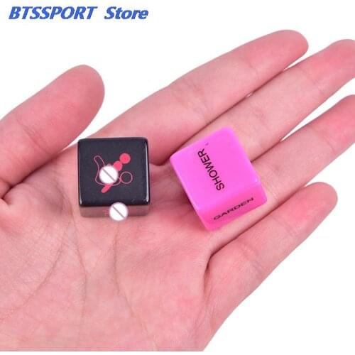 Fashion 2 Pcs Letters Sex Dice Fun Sexy Posture Couple Lovers Humour Game Toy Adult Erotic Love Sex Dice Novelty Party Gift