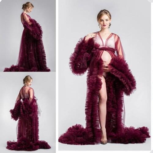 2020 Customized Winter Sexy Bathrobe Solid V-Neck Chiffon V-Neck Plus Size Ladies