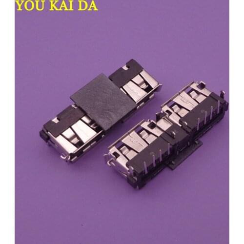 3pcs Double 2.0 USB JACK socket connector New Notebook Laptop USB Jack for Asus K40AF K40IN K40AB K40AD K40C X8A X8AAF