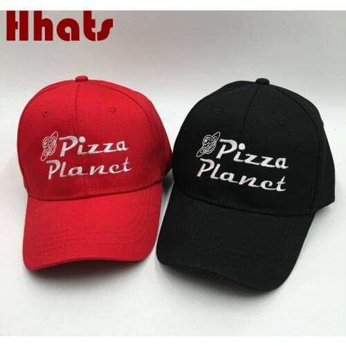 Embroidery Pizza Planet Baseball Cap For Men Adjustable Cotton Stitched Pizza Dad Hat Hip Hop Outdoor Summer The Rapper Male Hat