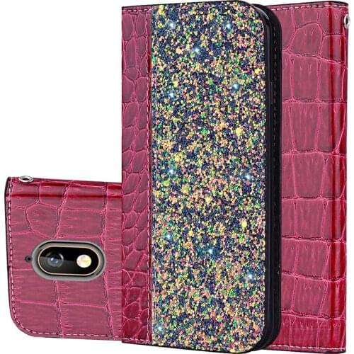 Glitter Bling Cases For Nokia 8.1 7.1 8 6.1 Plus 3.1 Leather Wallet Magnetic Flip Crocodile Skin Case For Nokia3.1 TA-1063 Cover