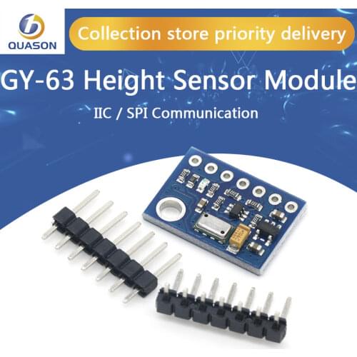 GY-63 MS5611-01BA03 High-resolution Atmospheric Height Sensor Module IIC / SPI Communication MS5611