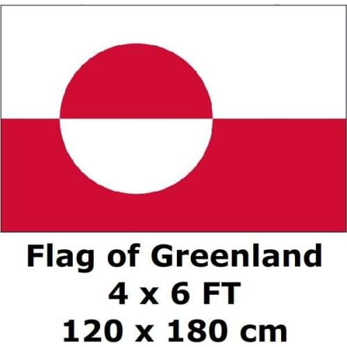 Greenland Flag 120 x 180 cm Greenlander Greenland Flags And Banners National Flag Country Banner