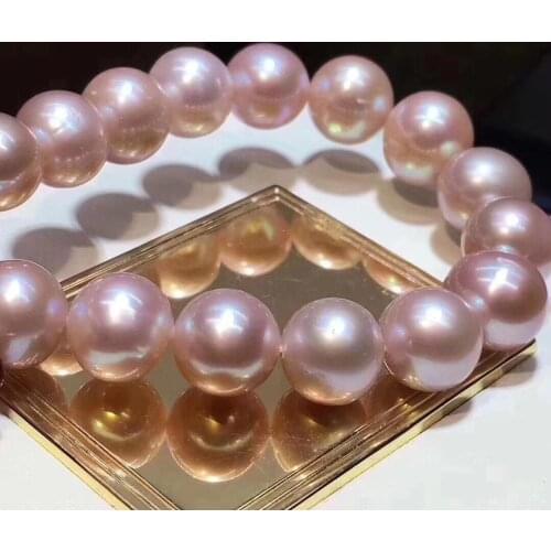 Fine Jewelry Natural Fresh Water10-11mm Light Purple Peals Necklaces for Women Fine Pearls Necklaces