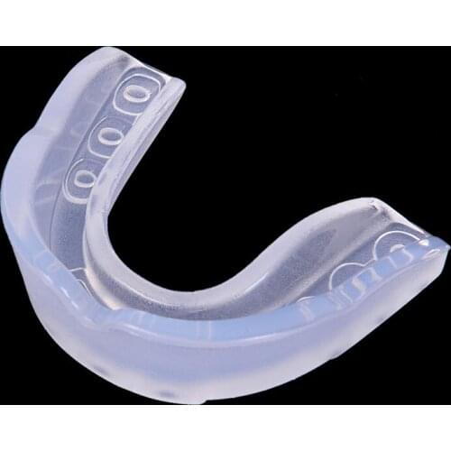 1 Set New Shock Sports Mouthguard Mouth Guard Teeth Protect for Boxing Basketball Top Grade Gum Shield