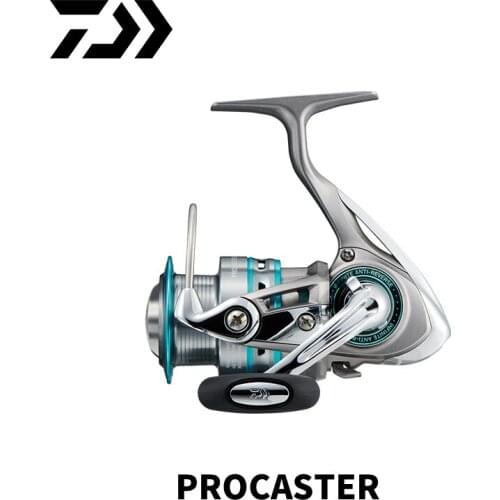DAIWA PROCASTER 2000A 2500A 3000A 4000A Spinning Fishing Reel 7BB Folding Handle Saltwater Carp Free Metal Spare Spool Tackle