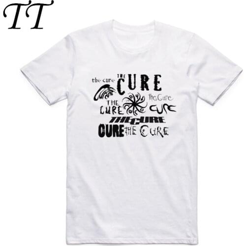 Asian Size Men Women Printing Rock Band The Cure Fashion T-shirt Summer O-Neck Short Sleeve Robert Smith T-shirt HCP4163