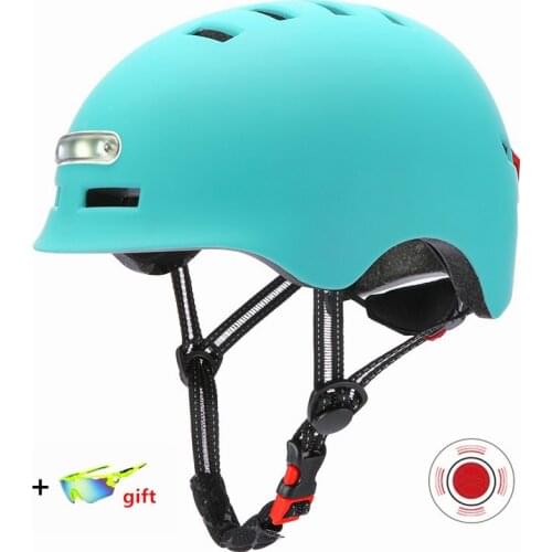 Cycling Bicycle Helmet MTB Road Bikes Helmets Integrally-mold USB Rechargeable LED Light EPS+PC Cycling Helmet Casco Ciclismo