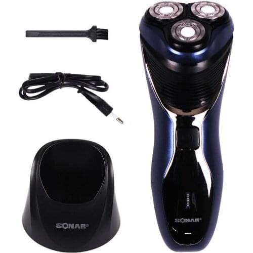New high-quality fashion rechargeable electric shaver rotary shaver cordless beard trimmer