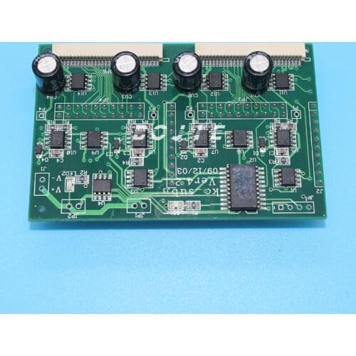 JHF Vista 3304F print head drive board JHF vista konica 512 print head transfer connector board with Capacitors