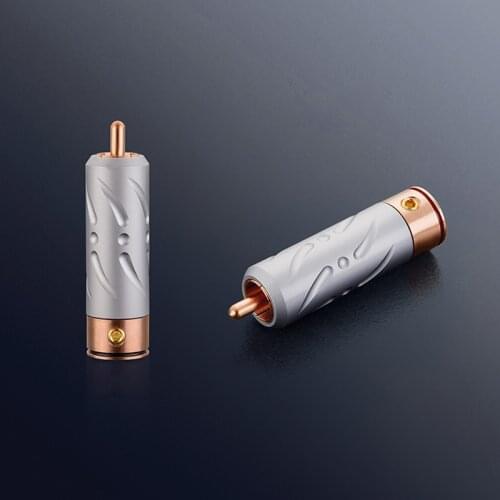 Viborg HI-End Performance VR109 Pure Copper No-Plated RCA Connector speaker plug