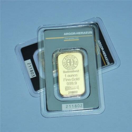 1 OZ Australian Gold Bar Series PERTH MINT Bar Gold Bullion Bar Perth Gold Plated Coin Replica gold Ingots