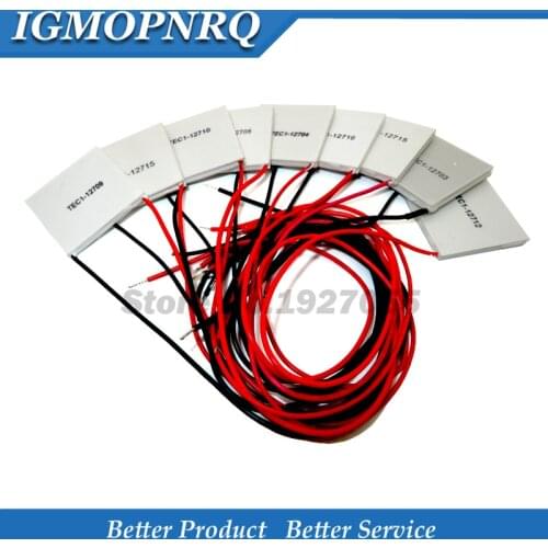 TEC1-12706 12703 12704 12705 12708 12709 12710 12712 12715 Thermoelectric Cooling piece kit 40*40MM 12V Peltier Elemente Module