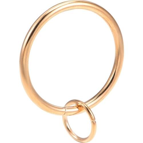 Uxcell 7Pcs Curtain Ring Metal 37mm Inner Dia Drapery Ring for Curtain Rods Gold for Holding Curtains and Window Curtains