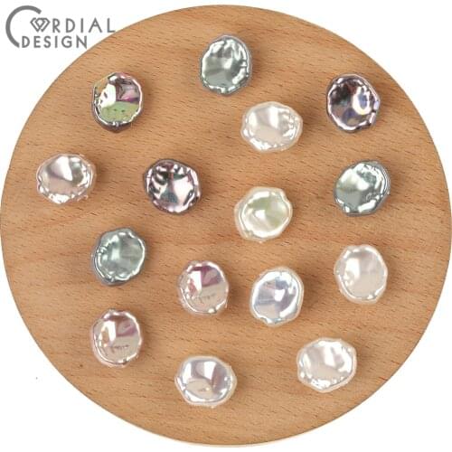 Cordial Design Jewelry Accessories/AB Effect/Irregular Shape/Acrylic Bead/Imitation Pearl Beads/Jewelry Findings & Components