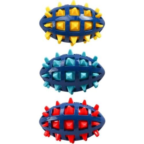 Dog Chew Toys Ball Bite Resistant Squeaky Rubber Interactive Play Floating Excitementt Toy Supplies Product Pets Outdoor Toy