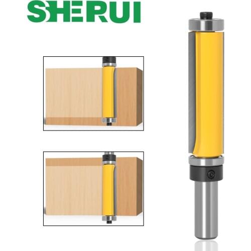 1pc 1/2 SH 2-1/2" Extra Long Trim Pattern Top&Bottom Bearins Router Bit