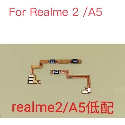 1PCS For Realme 2 Realme2 A5 Power Volume Button Flex Cable Side Key Switch ON OFF Control Button Repair Part