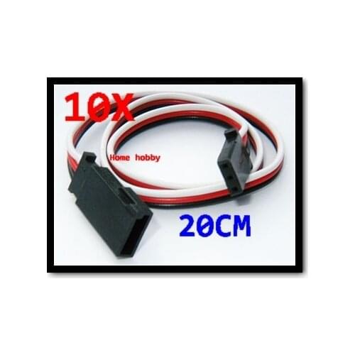 10 200mm 20cm Servo Extension Lead Wire Cable Futaba JR