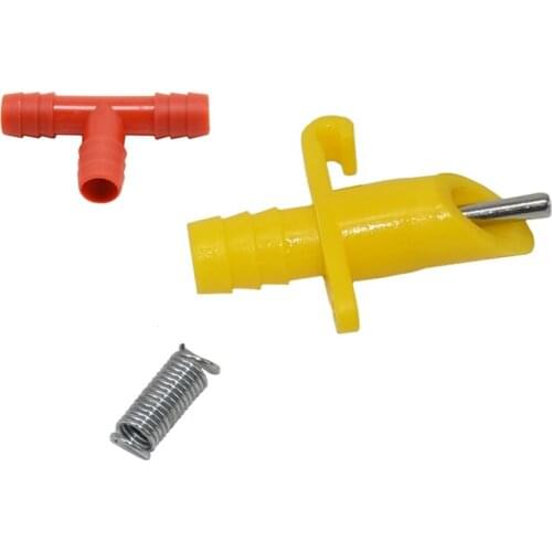200 pcs Yellow Rabbit Using Nipple Drinker Tee Tube Animal Automatic Drinking Fountain Poultry supplies