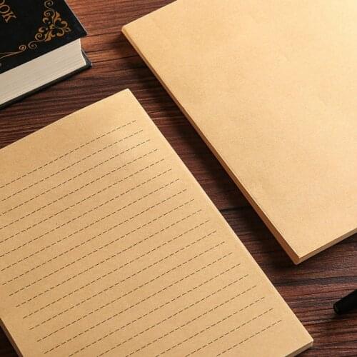 50 Sheets Of A4/b5/a5 Creative Kraft Envelope Letter Paper Retro Handwritten Letter Note Paper Painting Paper Wrapping Paper