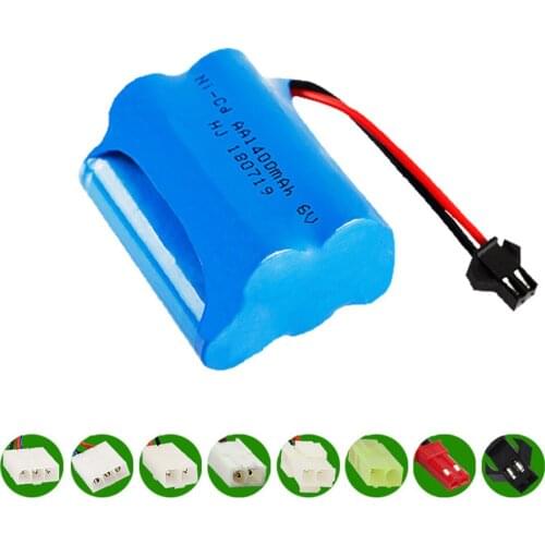 6V 1400mah Ni-CD Battery SM/JST/EL-2P Plug For Remote Control toys Cars Tanks Trains Robots Boats Guns toys accessories Ni-CD AA