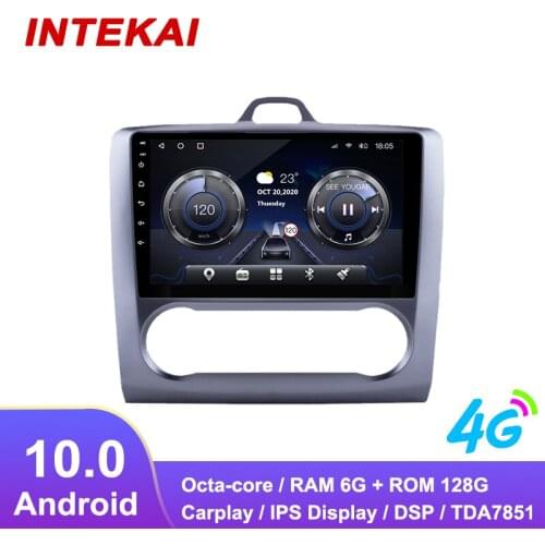 9"Android 10.0 Car Radio GPS Navigation autoradio multimedia player for ford focus exi at 2004 2011 head unit stereo