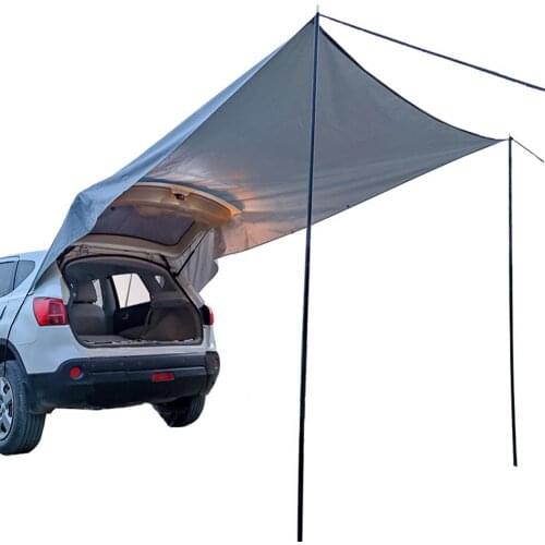 Car Awning Car Shelter Shade Camping Side Car Roof Top Tent UV Protective Truck Canopy Sun Shade Rainproof Tarp Rain Canopy