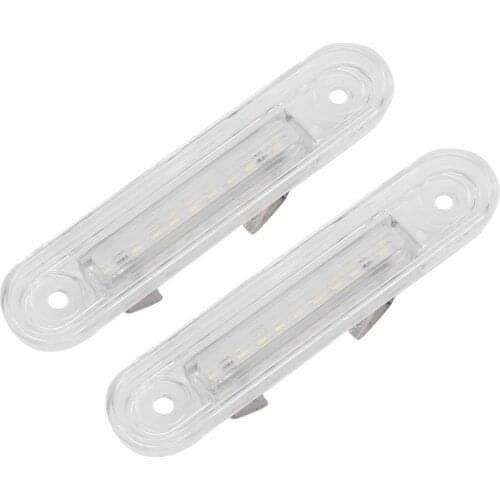 Canbus White Rear Led License Plate Lights Lamp for Benz E-Class W124 W201 C-Class W202 1984-1991