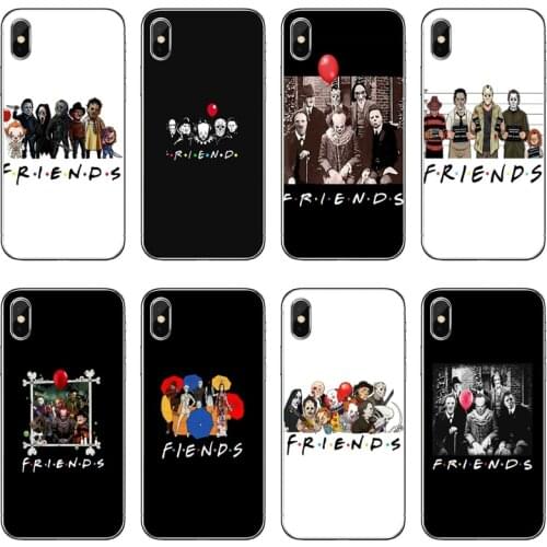 Horror Friends Pennywise Michael Myers Jason Case For iPhone 12 Mini 11 Pro Max XS Max XR X 8 7 Plus 6 6S Plus 5 5S SE 2020