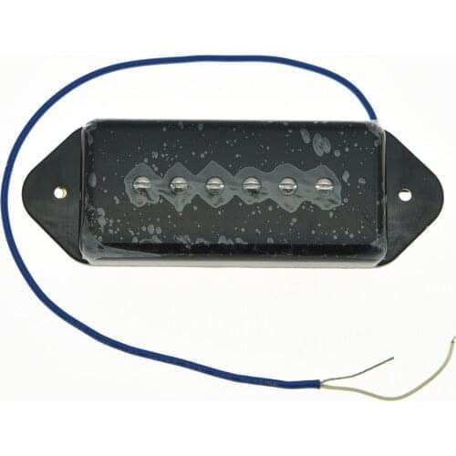 Black P90 High Power Sound Dogear BRIDGE Pickup Soapbar Guitar Pickups