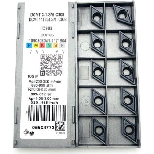 DCMT11T304 DCMT11T308 SM IC907 IC908 internal turning tool dcmt 11t304 carbide insert turning tool tool lathe turning insert