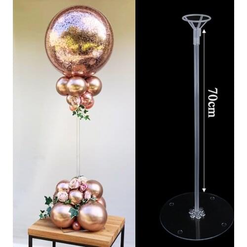 35/70cm Birthday Party Decor Balloons Stand Wedding Table Balloon Holder Column Baloon Stick Globos Home Decoration Accessories