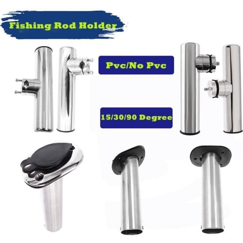 Hot Sale Stainless Steel Fishing Rod Holder Fishing Pole Stand Bracket For Marine Boat Accessory Tool Fit Rails Adjust 18-26mm