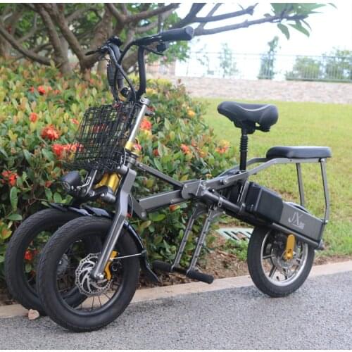 Electric Bicycle Scooter Folding Small Walking Lightweight Lithium Battery Adult Storage Battery E Bike
