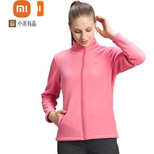 Youpin youpin fleece winter coat for men and women cardigan stand-collar fleece sports running hiking jacket outdoor wear smart