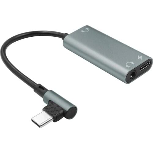 Compact 3 in 1 Type-C to 3.5mm Headphone Adapter Converter Fast Charge,High Quality