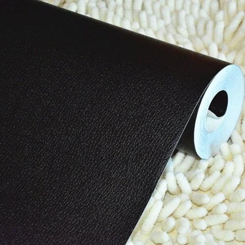 Beibehang Matte black silk wallpaper drawing lines pure shooting club bar waterproof leather pattern wallpaper background cinema