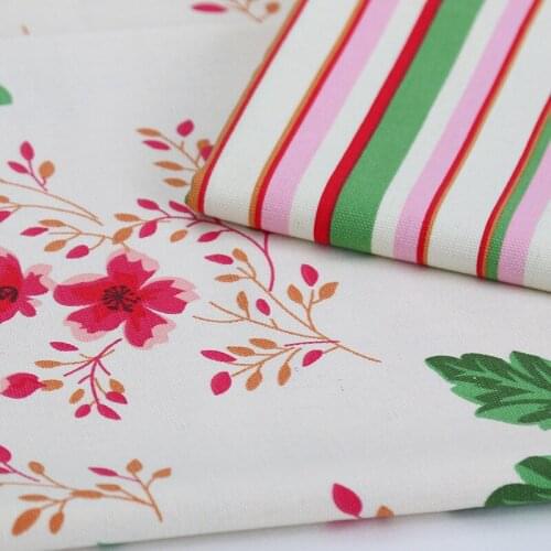 Mylb Linen fabric linen printing Nordic style lattice table cloth curtain cloth pillow with cloth