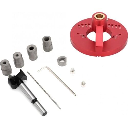 Woodworking Pocket Hole Jig 35mm Self Centering Vertical Drill Guide Doweling Jig Carpentry Hole Puncher Locator Tools