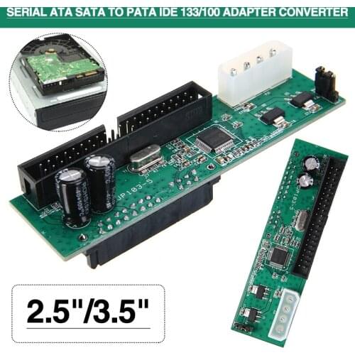 New Arrival 2.5"/3.5" Drive 40 Pin Serial ATA SATA to PATA IDE Card Adapter Converter for Laptop Desktop Computer Cable Parts