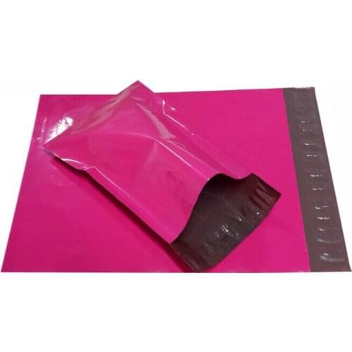 Size:250*350mm, pink packaging bag , poly mailers pink , plalstic mailing envelopes Pink plastic gift bags